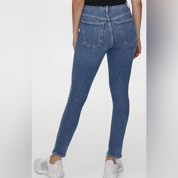 Be long & lean! Agolde Pinch Waist Ultra High-Rise Skinny Jeans. - Picture 1 of 7